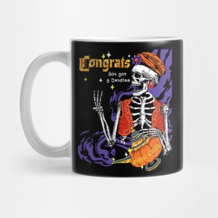 Skeleton Ghost Candy Halloween Mug